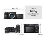 Appareil photo hybride Sony Kit photo animalière Alpha 6700KB E PZ 16-50 mm F3.5-5.6 OSS II Noir + Objectif E 70-350 mm F4.5-6.3 G OSS