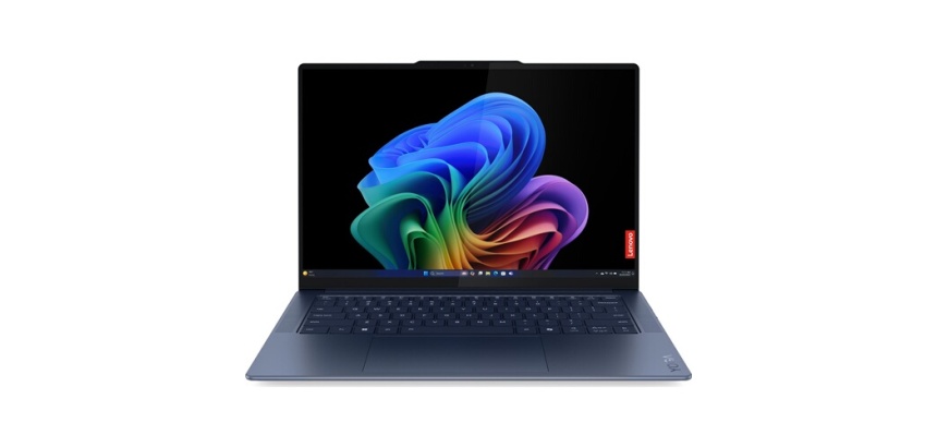 PC portable Lenovo Yoga Slim 7 14Q8X9 14,5" Ecran tactile Copilot+PC Snapdragon X Plus 16 Go RAM 512 Go SSD Bleu cosmique