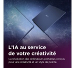 PC portable Lenovo Yoga Slim 7 14Q8X9 14,5" Ecran tactile Copilot+PC Snapdragon X Plus 16 Go RAM 512 Go SSD Bleu cosmique