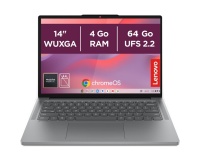 PC portable Lenovo 14M8911 14" WUXGA Mediatek Kompanio 4 Go RAM 64 Go eMMC Noir et Gris