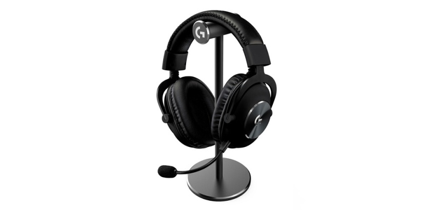 Casque PC Logitech gaming sans fil Pro X Lightspeed Noir avec repose casque pour PC PS5 et PS4