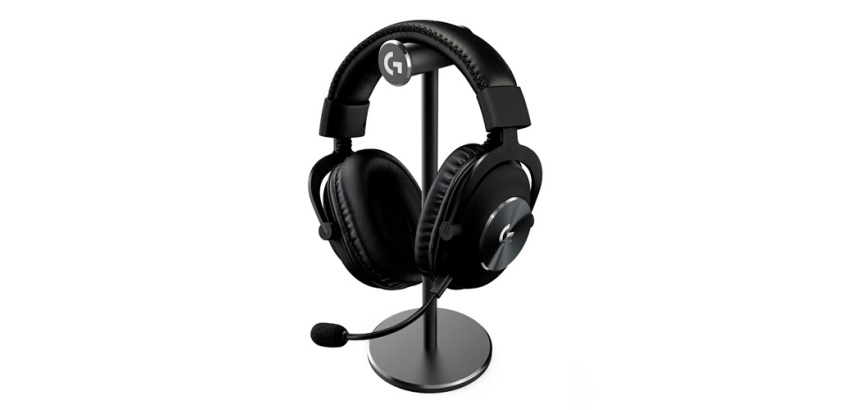 Casque PC Logitech gaming sans fil Pro X Lightspeed Noir avec repose casque pour PC PS5 et PS4