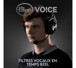 Casque PC Logitech gaming sans fil Pro X Lightspeed Noir avec repose casque pour PC PS5 et PS4