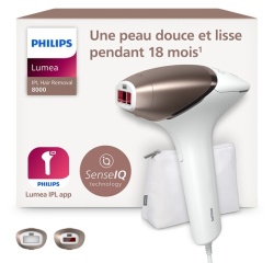 Epilation semi-définitive Philips Lumea série 8000 SenseIQ BRI945