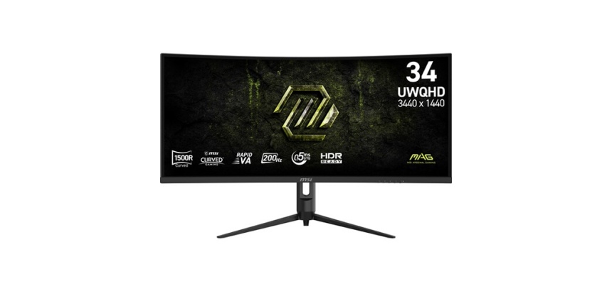 Ecran PC Msi Gaming MAG 342CQRF E20 34" incurvé 200 Hz UWQHD