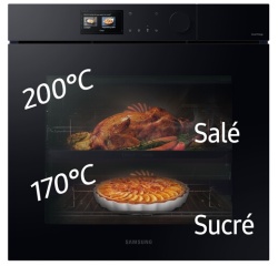 Four encastrable Samsung NV7B7997AAK BESPOKE DUAL COOK STEAM