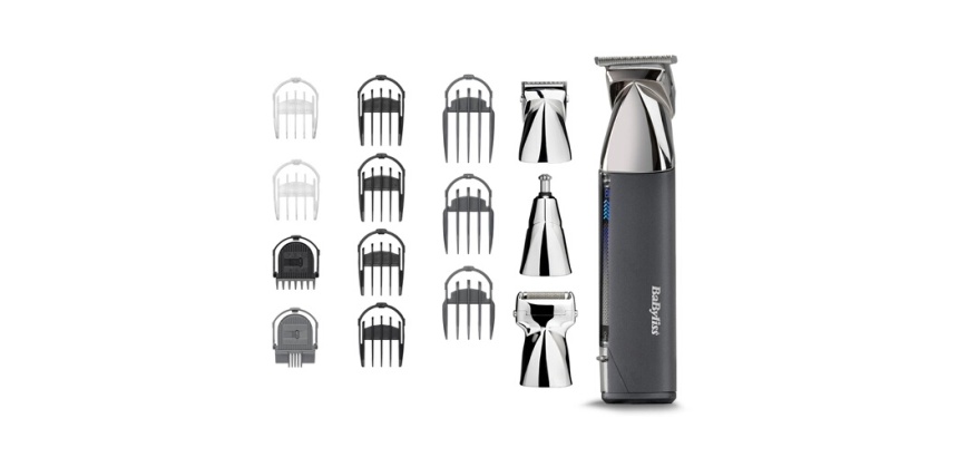 Tondeuse homme Babyliss MT996E - Tondeuse multi-usages 15 en 1 Super-X Metal Series