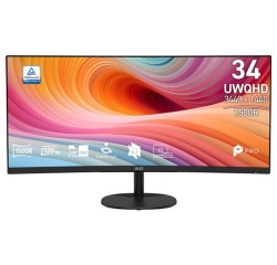 Ecran PC Msi PRO MP341CQ E12 34" Incurvé UWQHD