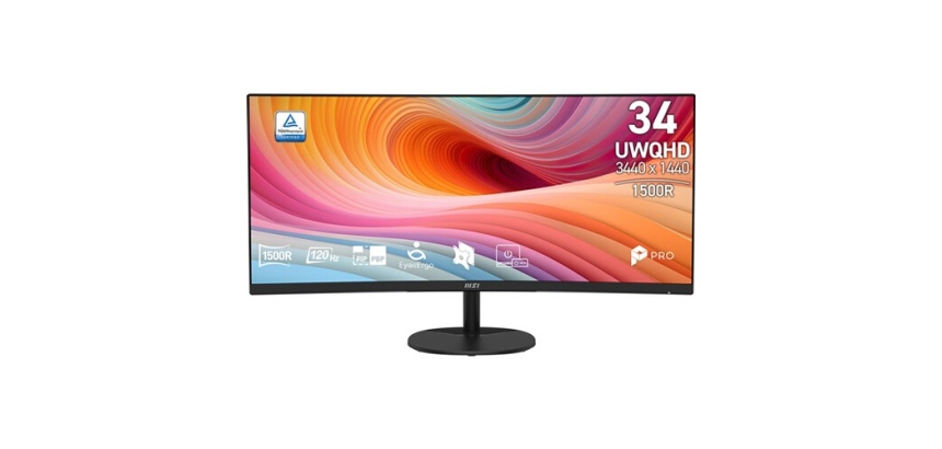 Ecran PC Msi PRO MP341CQ E12 34" Incurvé UWQHD