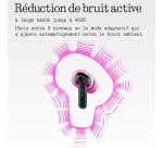 Ecouteurs Nothing sans fil Ear (3a) Bluetooth avec réduction active du bruit Rose