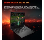 PC portable Hp gaming Omen Slim 16-an0019nf 16" Full HD 60-144 Hz Intel Core Ultra 5 16 Go RAM 512 Go SSD Nvidia GeForce RTX 5050 Noir céleste et chromé