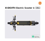 Trottinette électrique Xiaomi Electric Scooter 6 Ultra 500 W Jaune et Noir