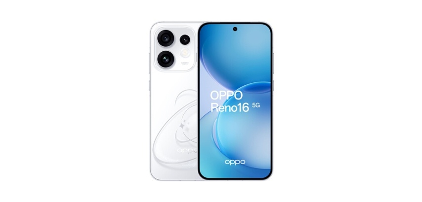 Smartphone Oppo Reno16 6,32" 5G Double nano SIM 512 Go Blanc Pop