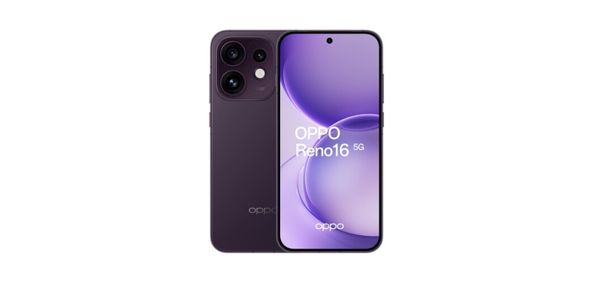 Smartphone Oppo Reno16 6,32" 5G Double nano SIM 512 Go Violet noir