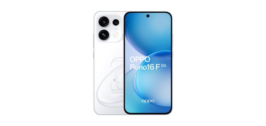 Smartphone Oppo Reno16 F 6,57" 5G Double nano SIM 256 Go Blanc Pop