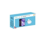 Smartphone Oppo Pack Fnac Reno16 F 6,57" 5G Double nano SIM 256 Go Violet noir + Ecouteurs Enco Air5 Pro Blanc