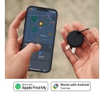 Balise connectée Chipolo Tracker porte-clés Pop Noir pour Apple et Android