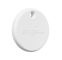 Balise connectée Chipolo Tracker porte-clés Pop Blanc pour Apple et Android