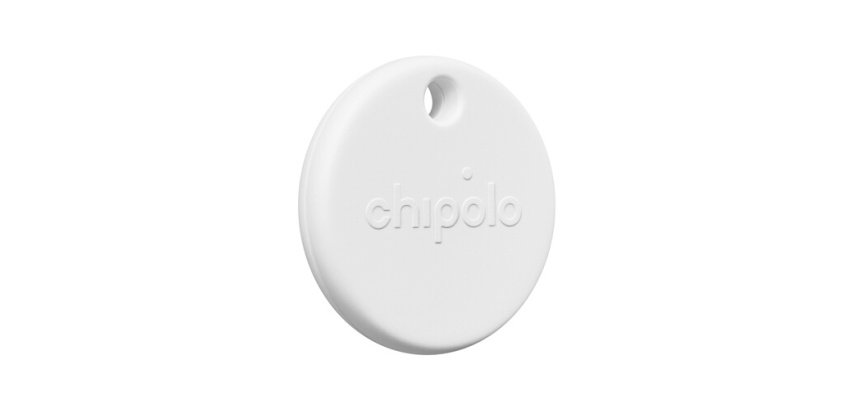 Balise connectée Chipolo Tracker porte-clés Pop Blanc pour Apple et Android
