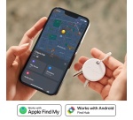 Balise connectée Chipolo Tracker porte-clés Pop Blanc pour Apple et Android
