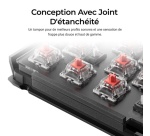 Clavier Keychron mécanique sans fil et filaire Azerty V6 Max Noir