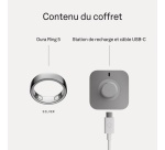 Bague connectée Oura Ring 5 - Argent - Taille 10