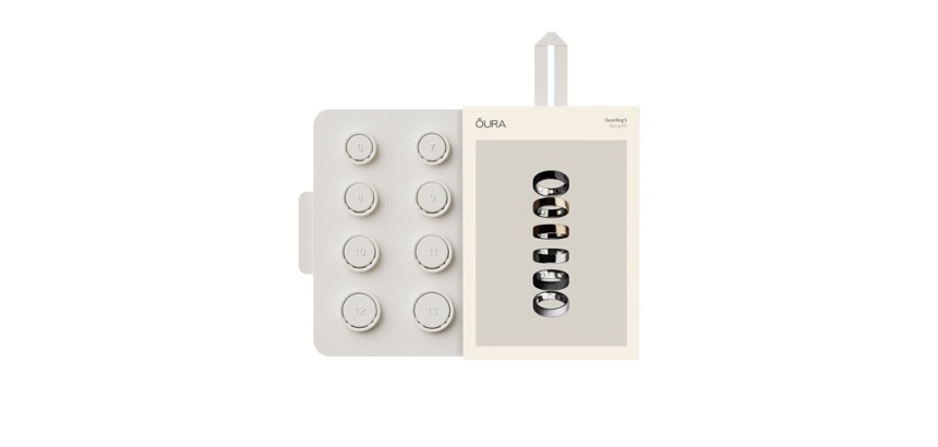 Bague connectée Oura Ring 5, Sizing Kit