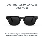 Lunettes connectées IA Meta Adventurer Standard Classique Noir