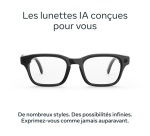 Lunettes connectées IA Meta Adventurer Standard Classique Noir