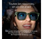 Lunettes connectées IA Meta Adventurer Standard Classique Noir