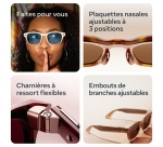 Lunettes connectées IA Meta Adventurer Standard Classique Noir