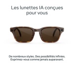 Lunettes connectées IA Meta Adventurer Standard Classique Marron