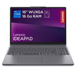PC portable Lenovo IdeaPad Slim 3 16IRH10 16" 60 Hz Intel Core i7 16 Go RAM 512 Go SSD Gris lunaire