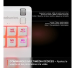 Clavier Steelseries gaming filaire Azerty Apex 3 TKL Améthyste