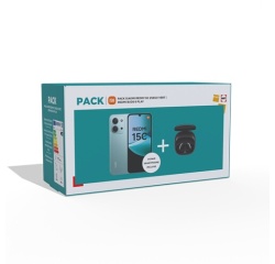 Smartphone Xiaomi Pack Redmi 15C 6,9" 4G Double nano SIM 256 Go Vert + Ecouteurs sans fil Redmi Buds 6 Play Noir