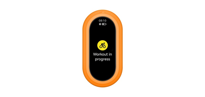 Accessoires bracelet et montre connectée Xiaomi Clip de course à pied Bluetooth Mi Band 9 Orange