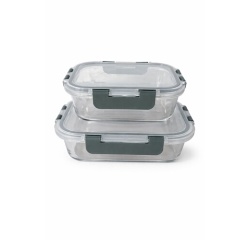 Conservation des aliments Yoko Design Set de 10 boîtes de conservation en verre