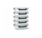 Conservation des aliments Yoko Design Set de 10 boîtes de conservation en verre