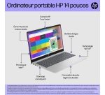 PC portable Hp 14-ep0055nf 14" Intel Core i3 8 Go RAM 512 Go SSD Argent Naturel