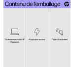 PC portable Hp 14-ep0055nf 14" Intel Core i3 8 Go RAM 512 Go SSD Argent Naturel