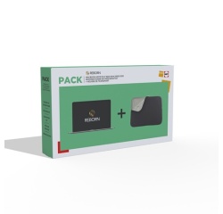 MacBook Apple Pack Air 13" 256 Go SSD 8 Go RAM Puce M1 8 cœurs Argent 2020 Reconditionné + Housse de protection