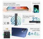 Smartphone Xiaomi Redmi 17 6.9" 5G Double nano SIM 128 Go Noir