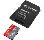 Carte mémoire micro SD Sandisk Ultra Plus 64 Go UHS-I