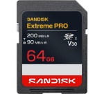 Carte mémoire SD Sandisk SDXC Extreme PRO 64 Go UHS-I
