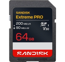 Carte mémoire SD Sandisk SDXC Extreme PRO 64 Go UHS-I