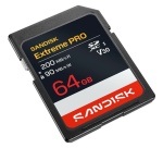 Carte mémoire SD Sandisk SDXC Extreme PRO 64 Go UHS-I
