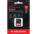 Carte mémoire SD Sandisk SDXC Extreme PRO 64 Go UHS-I
