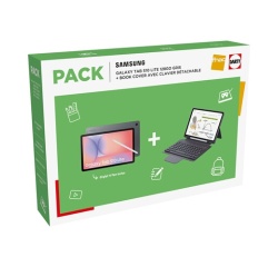 Tablette tactile Samsung Pack Galaxy Tab S10 Lite 10,9" 128 Go Gris + Book cover keyboard BT avec clavier détachable