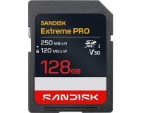 Carte mémoire SD Sandisk SDXC Extreme PRO 128 Go UHS-I