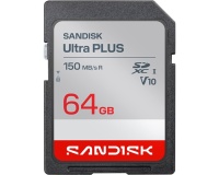 Carte mémoire SD Sandisk SDXC Ultra PLUS 64 Go UHS-I
